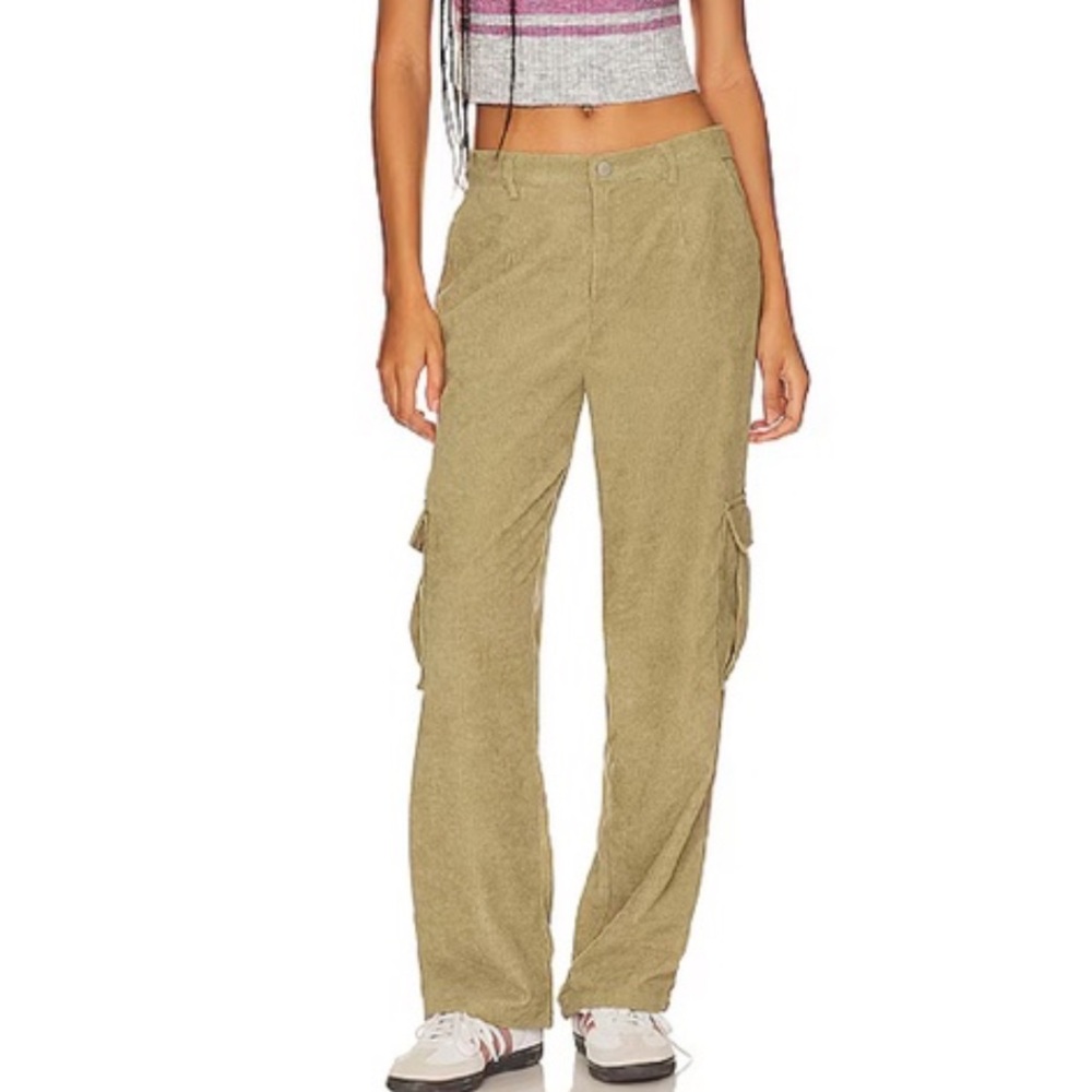 Superdown Women’s Willow Cargo Pants Olive Green Medium